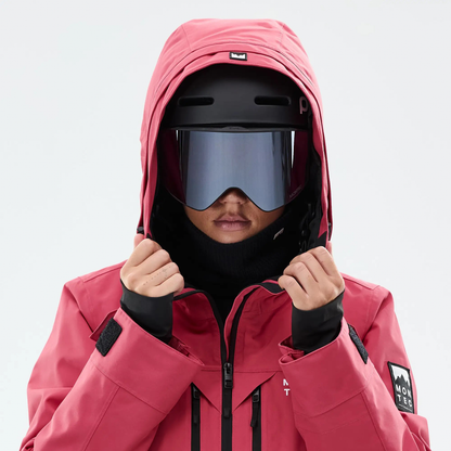 Moss W Veste de ski pour femme – Rose / Noir