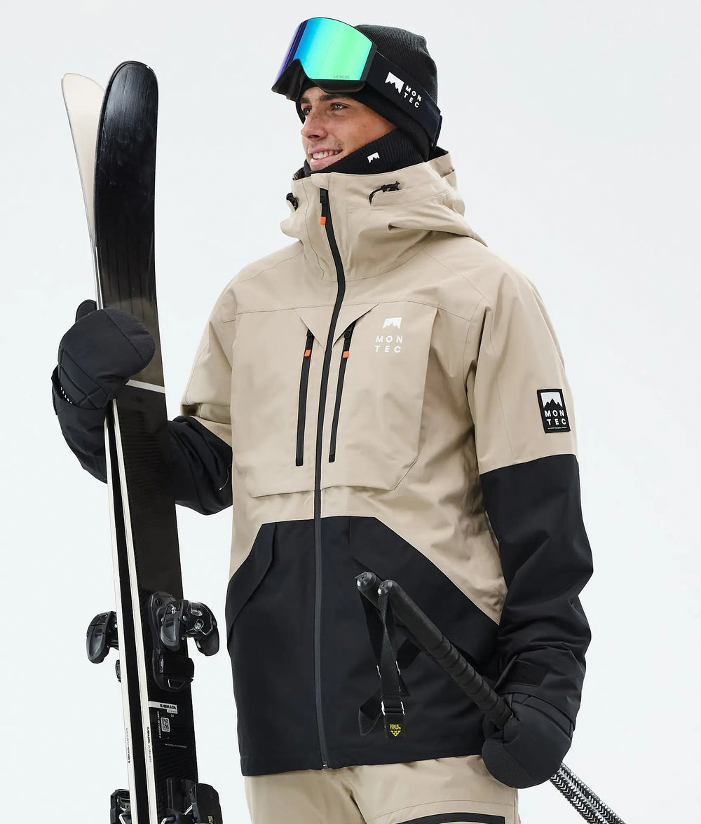 Arch Veste de ski pour homme – Sable / Noir