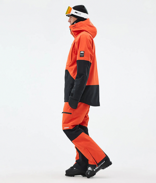 Arch Veste de ski pour homme – Orange / Noir
